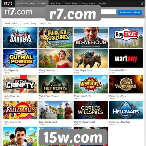 Análise da popularidade dos jogos em r7.com